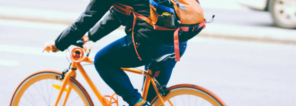Accessible WordPress Website Redesign for Colorado State University picture featuring commuter cyclist