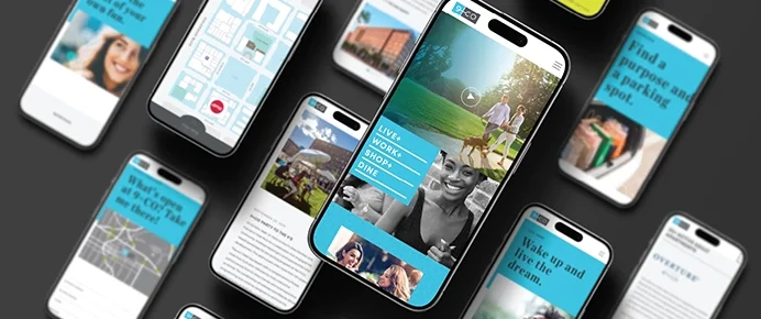 Screenshots of mobile, responsive first WordPress website design and development by FIREANT STUDIO.