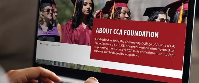 CCAF's responsive WordPress website.