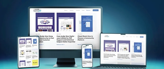 Responsive WordPress website for Insided.